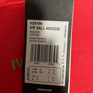 Coral Adidas Ivy Park hoodie tags still attached.Oversized fit.Priced to sell